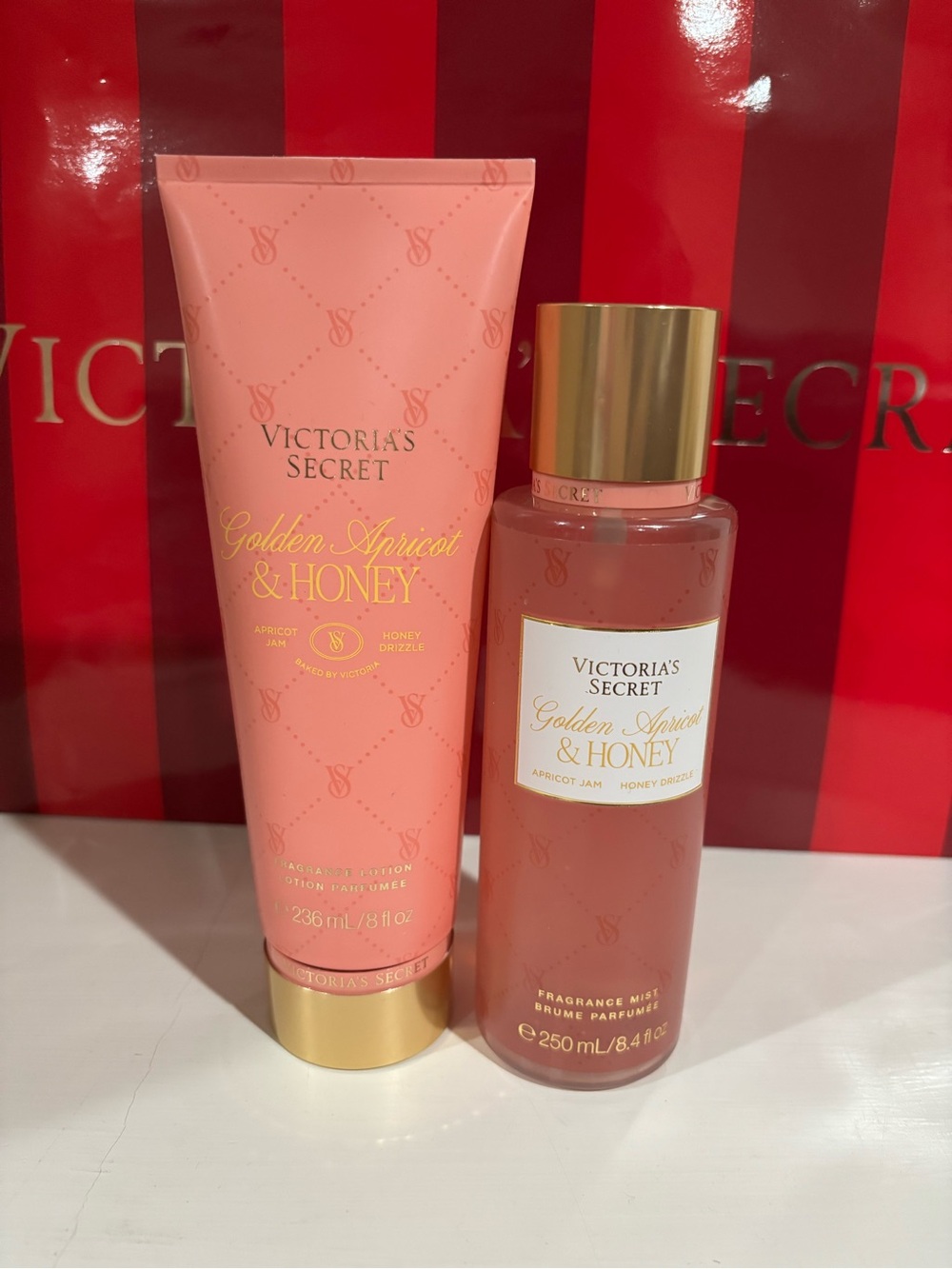 Victoria Secret Golden Apricot & Honey Set